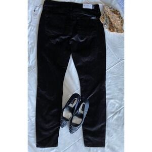 7ForAllMankind Velvet Ankle Skinny 31 Black Super Soft & Sexy! Rtl $189